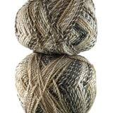 A colorful skein of James C. Brett Marble Chunky yarn