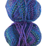 A colorful skein of James C. Brett Marble Chunky yarn