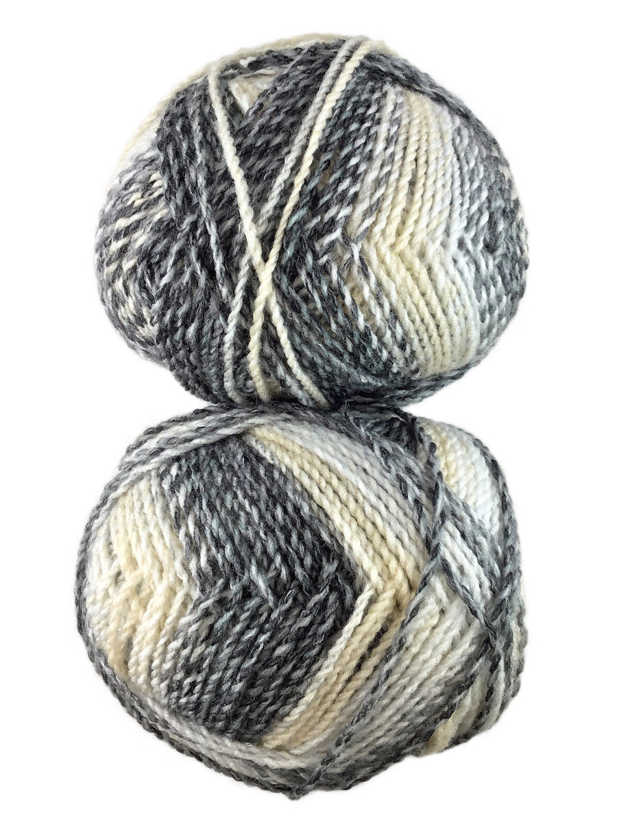 A colorful skein of James C. Brett Marble Chunky yarn