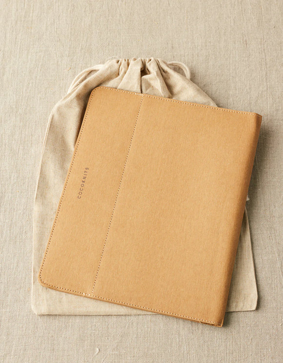 Cocoknits Marker's Board - Kraft, closed on linen bag