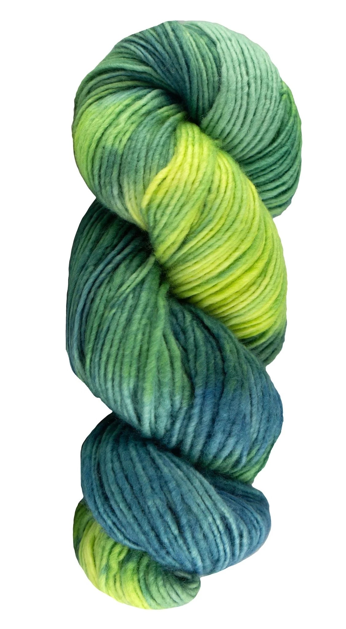 Manos Del Uruguay Maxima yarn color blue and green