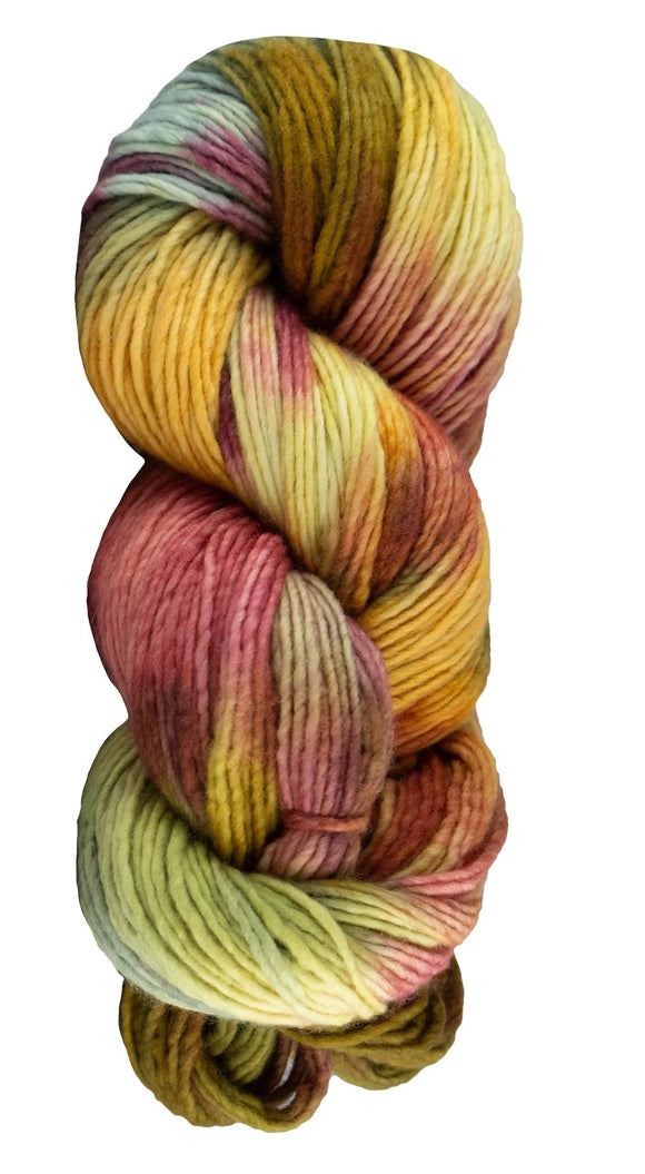 Manos Del Uruguay Maxima yarn color green and pink