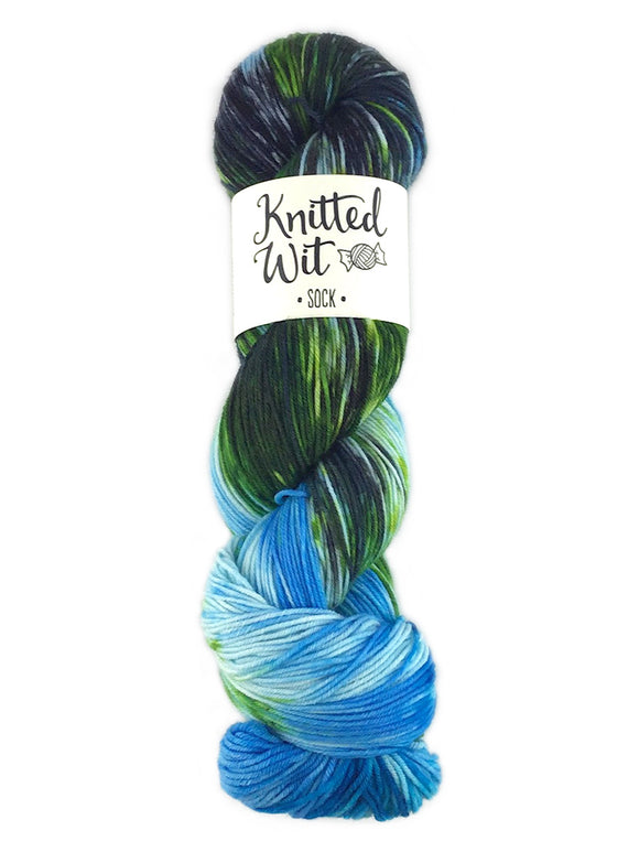 Knitted Wit National Parks Yarn color Glacier National Park