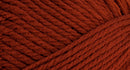 A close-up photo of a burnt orange sample of Nature Spun yarn