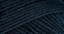 A close-up photo of a blue sample of Nature Spun yarn