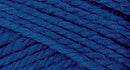 A close-up photo of a blue sample of Nature Spun yarn