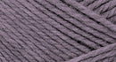A close-up photo of a blue gray sample of Nature Spun yarn