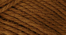 A close-up photo of a brown sample of Nature Spun yarn