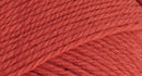 A close-up photo of a pink sample of Nature Spun yarn