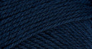 A close-up photo of a blue sample of Nature Spun yarn