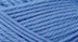 A close-up photo of a blue sample of Nature Spun yarn