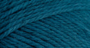A close-up photo of a blue sample of Nature Spun yarn