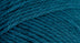 A close-up photo of a blue sample of Nature Spun yarn