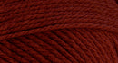 A close-up photo of a red sample of Nature Spun yarn