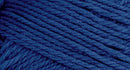 A close-up photo of a blue sample of Nature Spun yarn