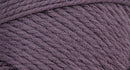 A close-up photo of a purple sample of Nature Spun yarn