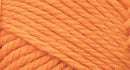 A close-up photo of an light orange sample of Nature Spun yarn