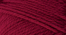 A close-up photo of a red sample of Nature Spun yarn