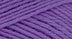 A close-up photo of a purple sample of Nature Spun yarn