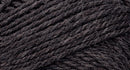 A close-up photo of a dark gray sample of Nature Spun yarn