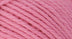 A close-up photo of a pink sample of Nature Spun yarn