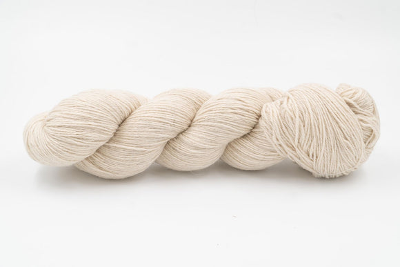 ULA+LIA Cashmere Fingering Yarn color cream 