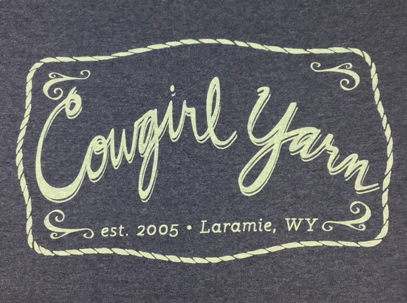 Cowgirl Yarn T-Shirt Short Sleeve Crew neck
