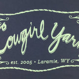Cowgirl Yarn T-Shirt Short Sleeve Crew neck