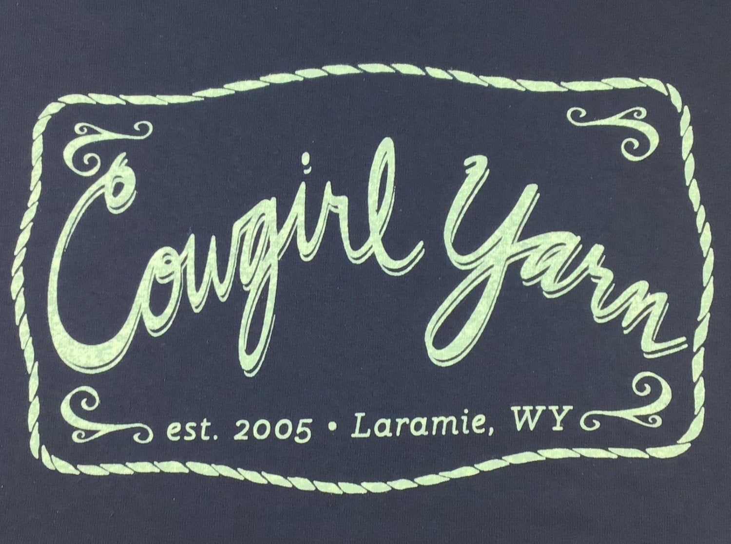 Cowgirl Yarn T-Shirt Short Sleeve Crew neck-40
