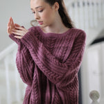Olivia in Autumn Hues by Jody Long Airspun yarn knitting pattern