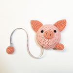 Paradise Crochet Tape Measure Piglet