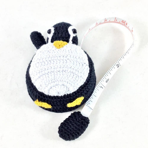 Paradise Crochet Tape Measure penguin