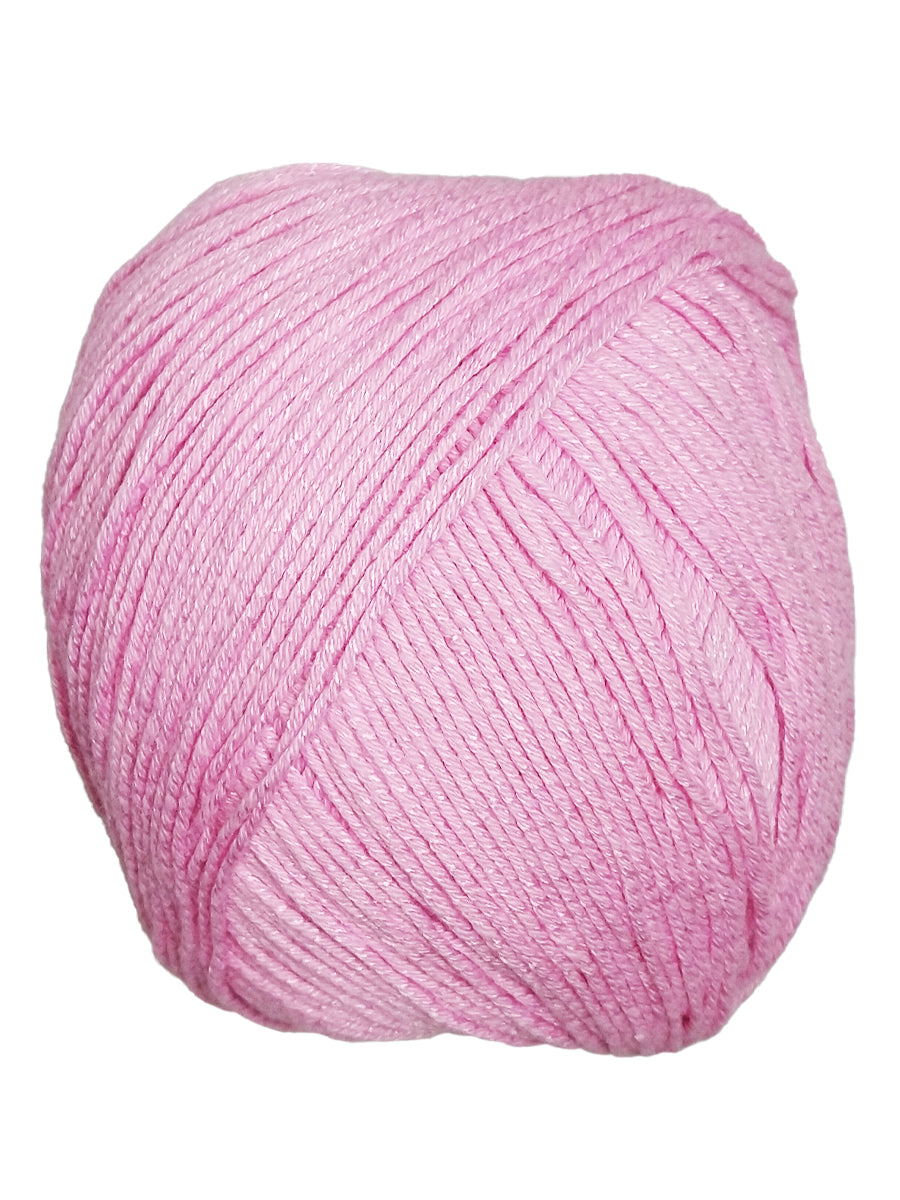 A skein of Universal Bamboo Pop yarn - 141 Bubblegum Pink