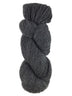 Skein of alpaca yarn color black