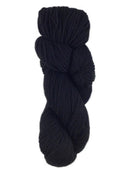 Skein of alpaca yarn color black