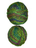 A colorful skein of James C. Brett Marble Chunky yarn