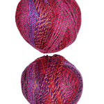 A colorful skein of James C. Brett Marble Chunky yarn