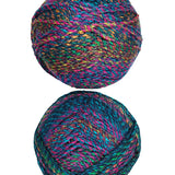 A colorful skein of James C. Brett Marble Chunky yarn