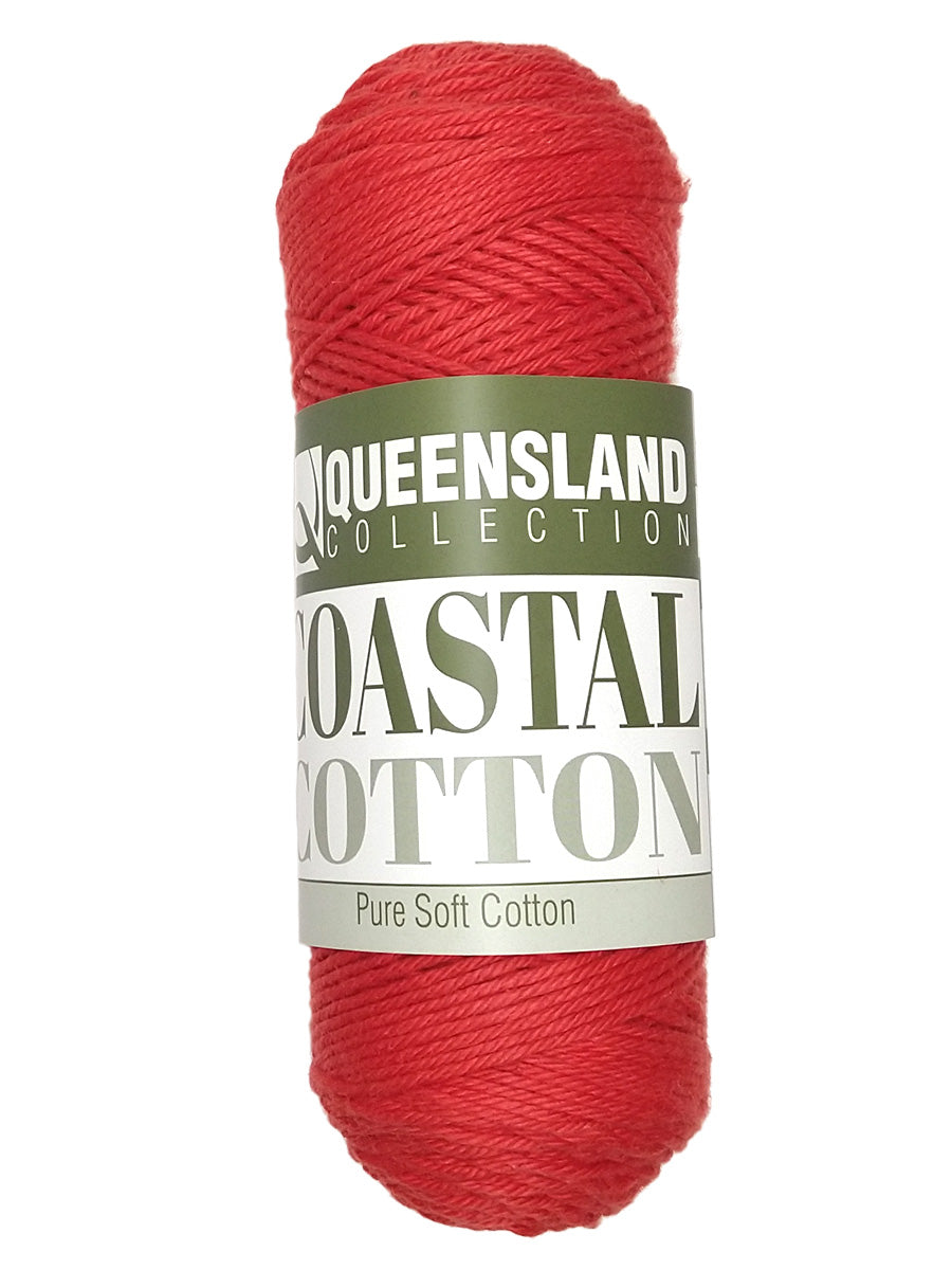 A photo of a skein of chilli Coastal Cotton Cotton Yarn