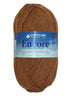 Photo of a brown skein of Encore Plymouth Yarn