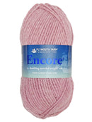 Photo of a pink skein of Encore Plymouth Yarn