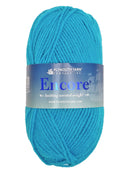 Photo of a blue skein of Encore Plymouth Yarn