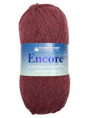 Photo of a red skein of Encore Plymouth Yarn
