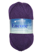 Photo of a purple skein of Encore Plymouth Yarn