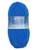 Photo of a blue skein of Encore Plymouth Yarn