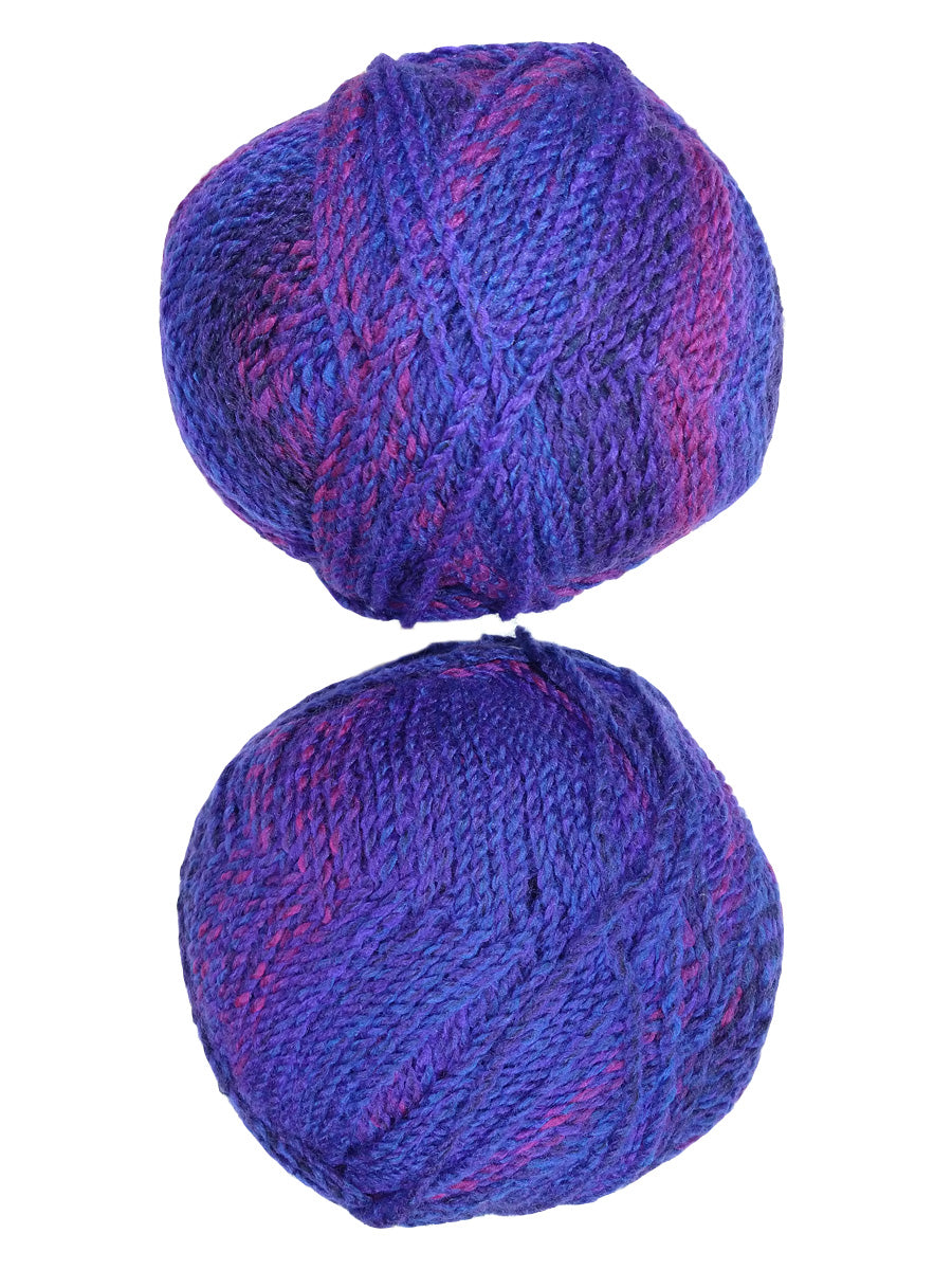 A colorful skein of James C. Brett Marble Chunky yarn