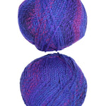 A colorful skein of James C. Brett Marble Chunky yarn