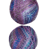 A colorful skein of James C. Brett Marble Chunky yarn