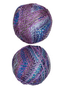 A colorful skein of James C. Brett Marble Chunky yarn