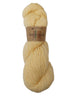 A photo of a yellow hank of Homestead yarn.